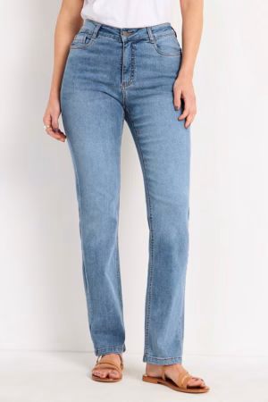 CELLBESLINNEA - Ljusa jeans med raka ben